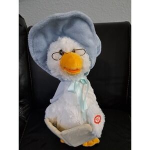 Mother‎ Goose Reading Singing Nursery Rhymes Animated 14" Plush Toy